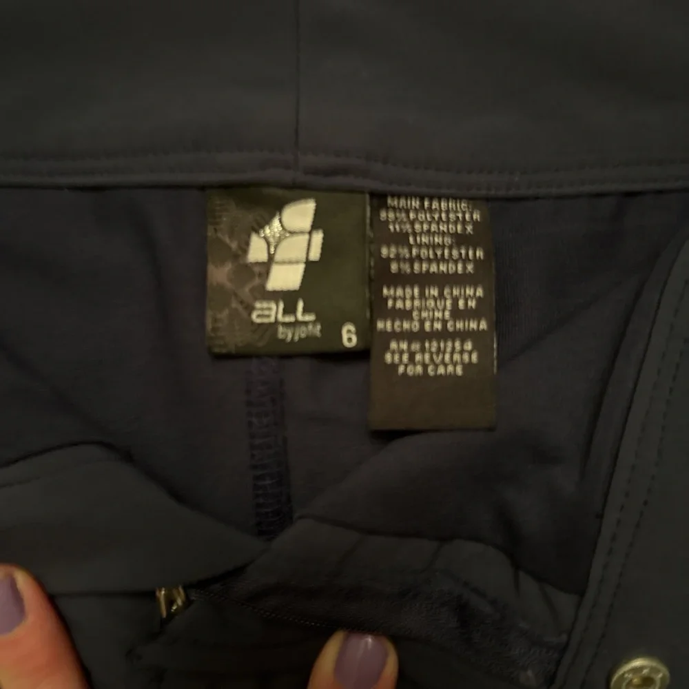 Jofit Dark Blue Skort with Zippered Pockets - Picture 2 of 5